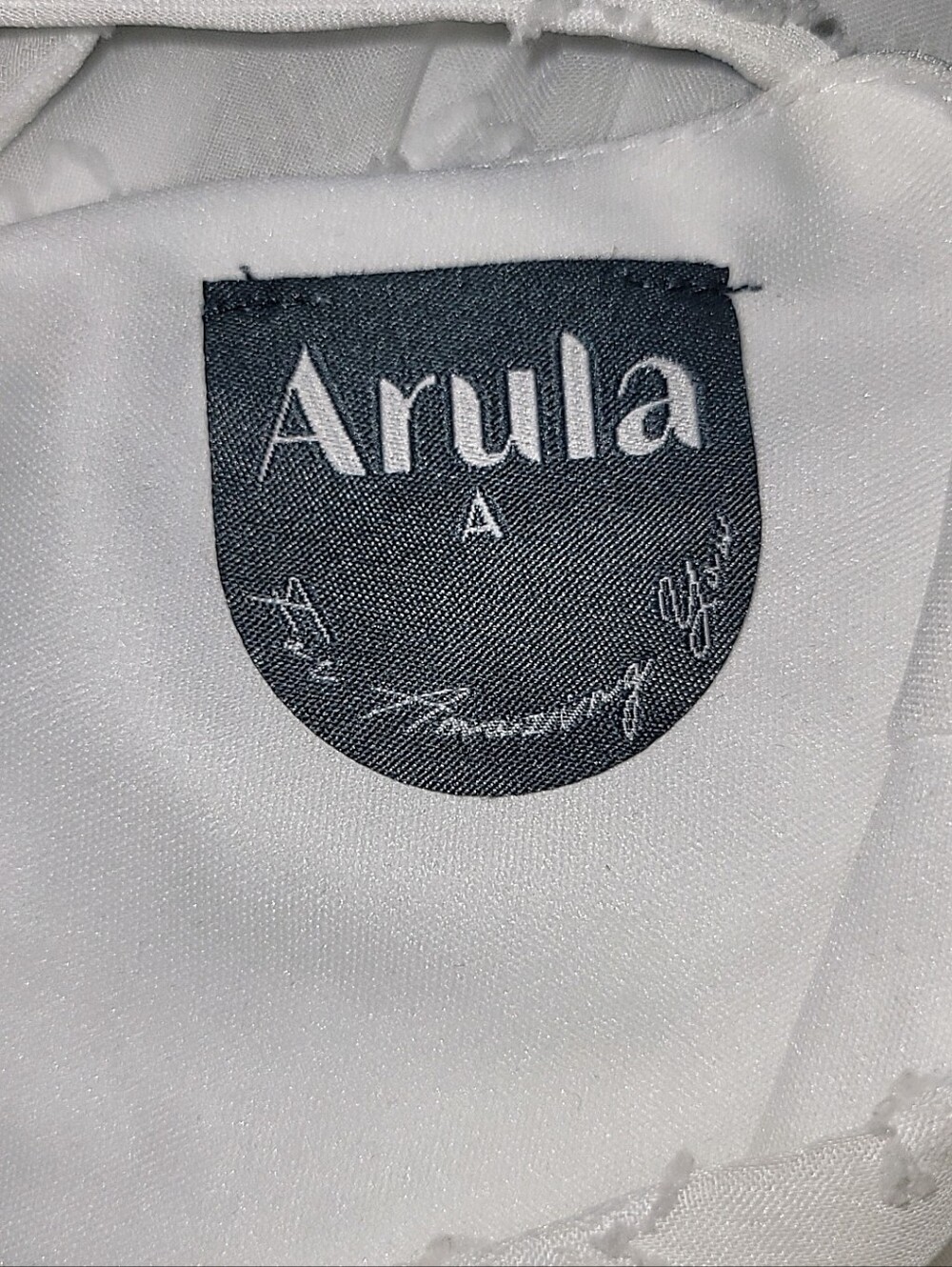ARULA White Eyelet Wrap Romper - Picture 7 of 7